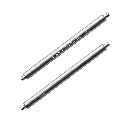 Masar 12mm Barrette à ressort XSS - pour Casio EDIFICE - Swiss Made - Inox 316L - 2 pcs