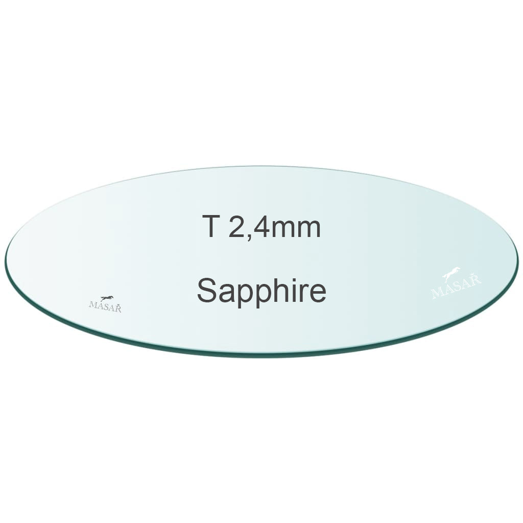 Masar Verre de Montre Saphir pour Casio EF-552PB EF-552 - 33mm - T 2,4mm