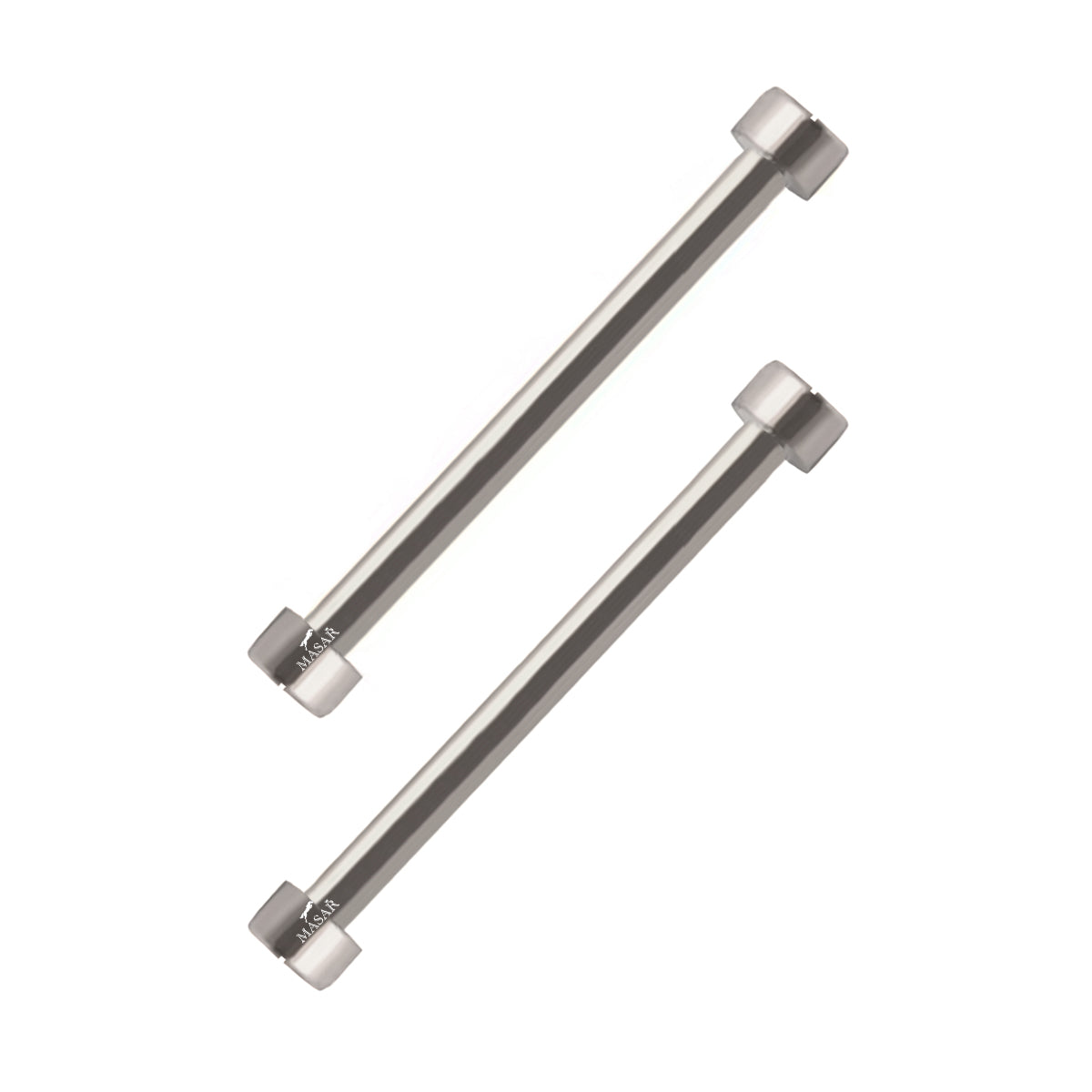 Tornillos – Fijaciones – Correa de reloj – Diámetro 1,8 mm, Cabeza H Ø 3,0 mm – Plateado – 2 piezas
