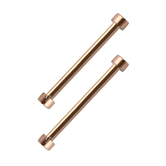 Vite – Chiusura – cinturino orologio – Diametro 1,8 mm, Testa H Ø 3,0 mm – Placcato oro rosa – 2 pezzi