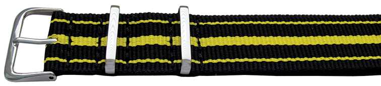 Bandas NATO de 18 a 24 mm, 3 unidades (se venden por separado)