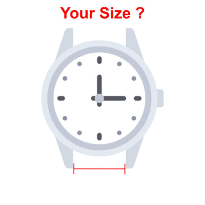 Cinturino per orologio magnetico a sgancio rapido in argento da 18 mm, maglia milanese - Universale