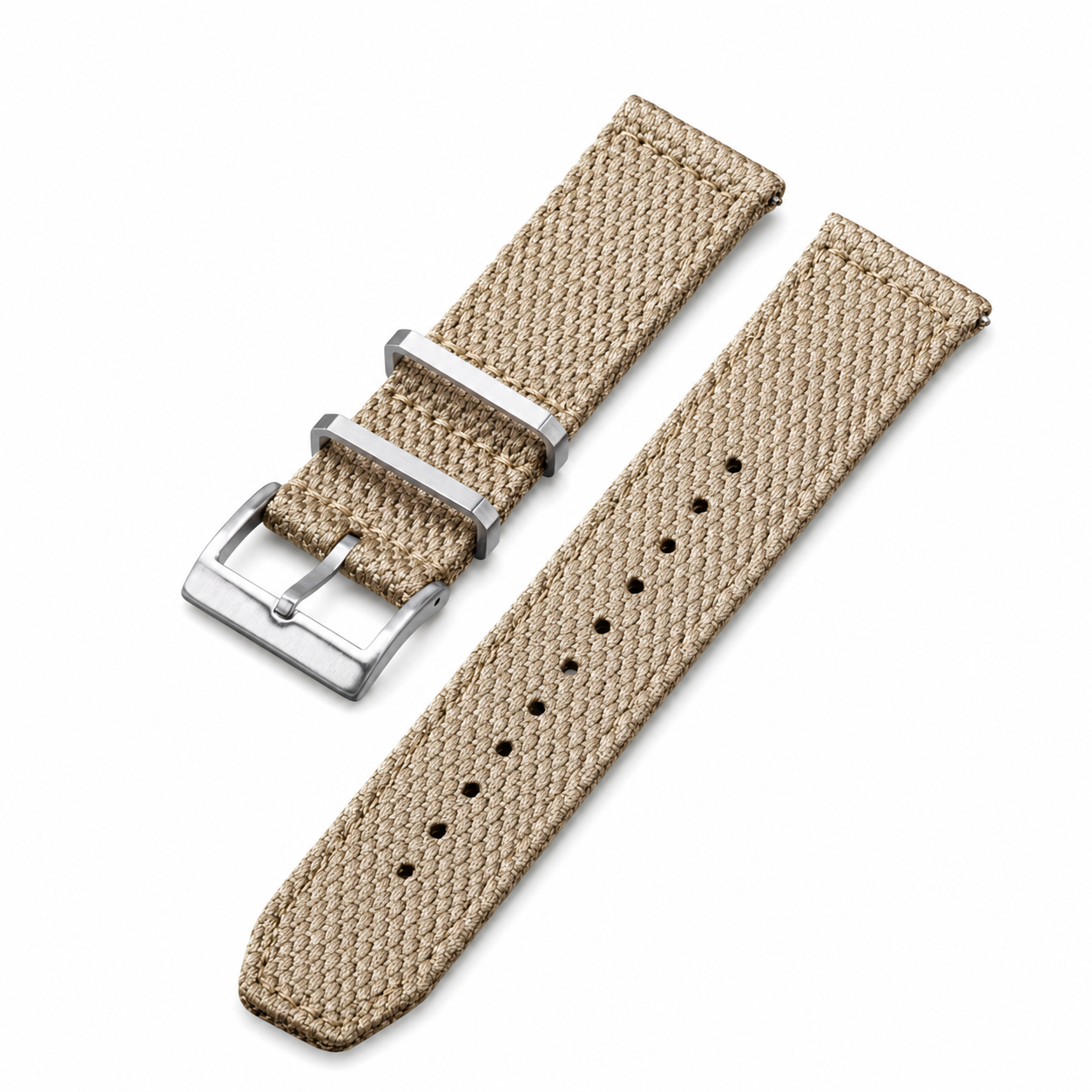 Men's Watch Strap in Linen & Nylon - Quick Release - Universal