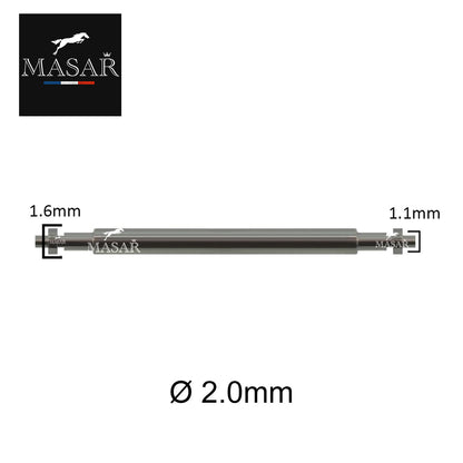 XFP - Barre a molla - Compatibili con Rolex Datejust II 116334 - 2 pezzi