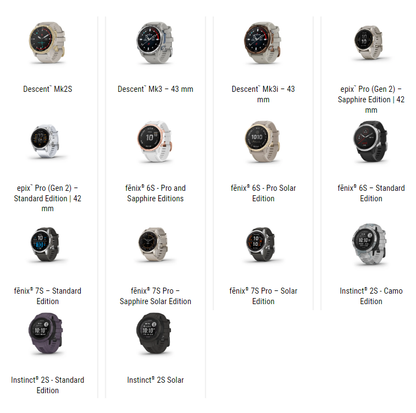 Masar Compatible Garmin Barrette a Molla Ø 2,0mm Perno Cinturino - Acciaio Inox 316L - 2 Pezzi