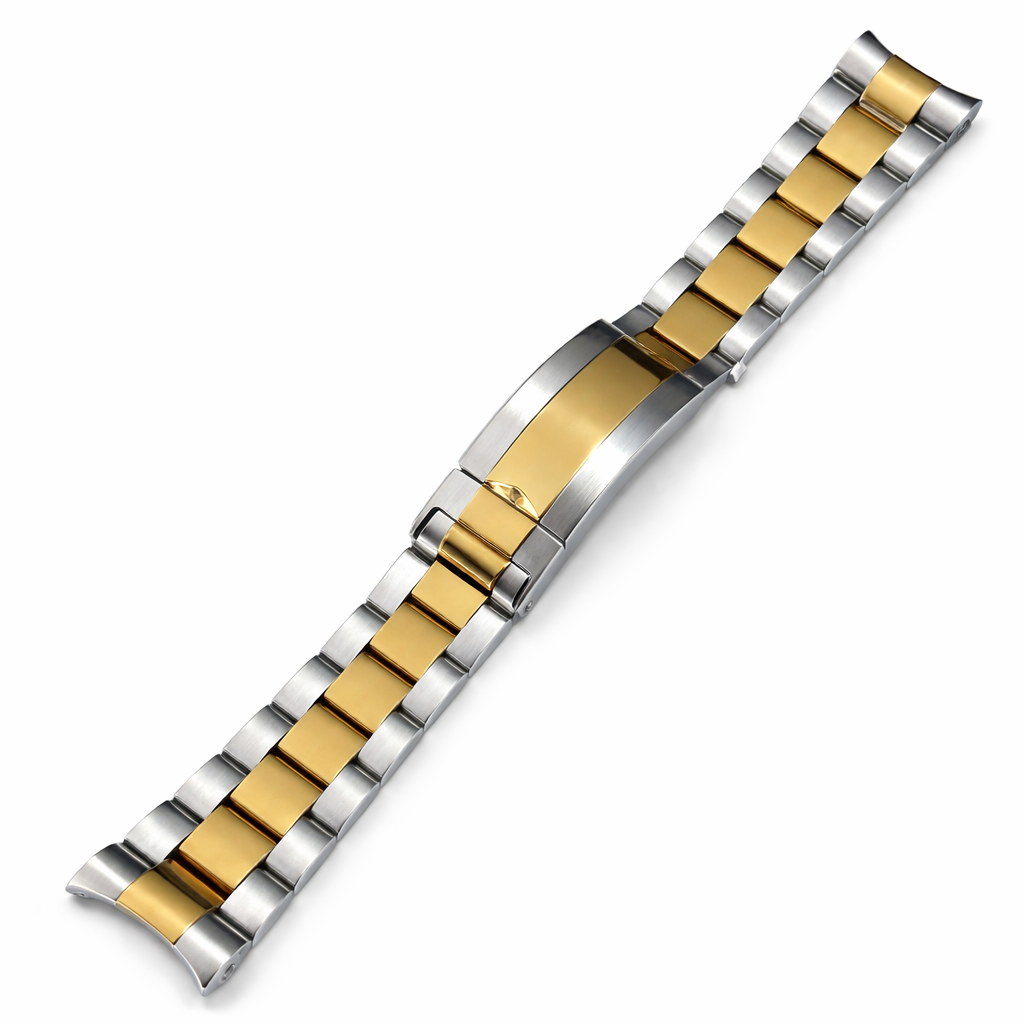 Masar Two-Tone Oyster Style Bracelet – Compatible with Rolex 16613