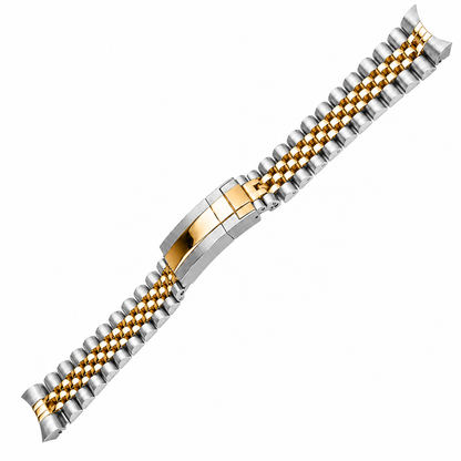 Masar Bracelet Jubilee 22mm Compatible avec Rolex Sky-Dweller 326934 326933 & Sea-Dweller 126600 126603 à vérifier - Premium 316L
