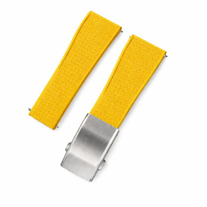 Masar Bracelet Montre Caoutchouc FKM - Racing - Libération Rapide - Boucle Déployante - CTS