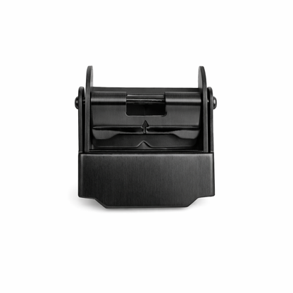 Fibbia, Chiusura - Bracciale per Orologio Spessore 1,6mm a 2,1mm - Acciaio (Maglia Milano Ø 0,6mm) - Nero