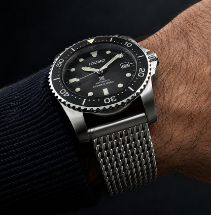 Bracciale Premium in Acciaio 316L per Seiko Maglia Milanese - Fibbia Deployante