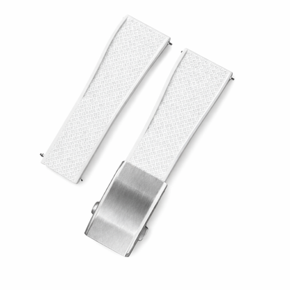 Masar Bracelet Montre Caoutchouc FKM - Racing - Libération Rapide - Boucle Déployante - CTS
