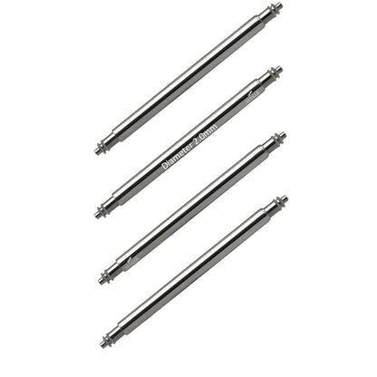 4 Pasadores de Resorte Reforzados de 16 mm para Reloj – Acero 316L