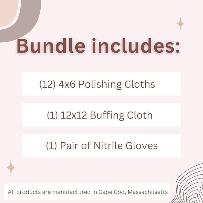 Cape Cod - 12-Piece Kit - Wipes - Watch Strap Restoration, Jewelry