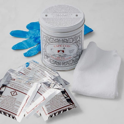 Cape Cod - 12-Piece Kit - Wipes - Watch Strap Restoration, Jewelry