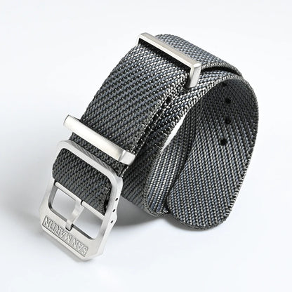San Martin-Bracelet de montre pilote en nylon, 20mm, universel, sport, parachutiste, haute qualité