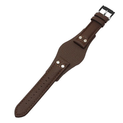 Cinturino in vera pelle per Fossil CH2564 CH2565 CH2891 CH3051 FS4813 ME3102 AM4535/AM4486 AM4532 20mm 22mm, cinturino per orologio da uomo con rivetti