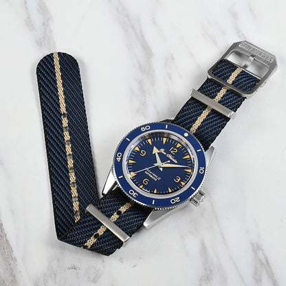 San Martin-Bracelet de montre pilote en nylon, 20mm, universel, sport, parachutiste, haute qualité