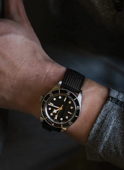 Bracelet de montre en Silicone Tropical bracelet de montre à dégagement rapide 18mm 20mm 22mm bracelet de montre intelligente Tropic en caoutchouc pour Oris Seiko Citizen