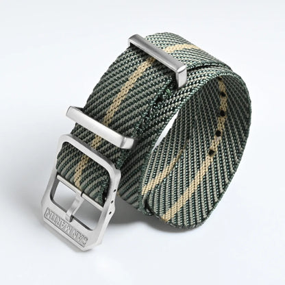 San Martin-Bracelet de montre pilote en nylon, 20mm, universel, sport, parachutiste, haute qualité