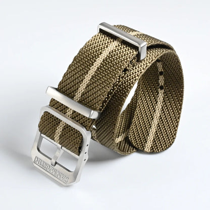 San Martin-Bracelet de montre pilote en nylon, 20mm, universel, sport, parachutiste, haute qualité