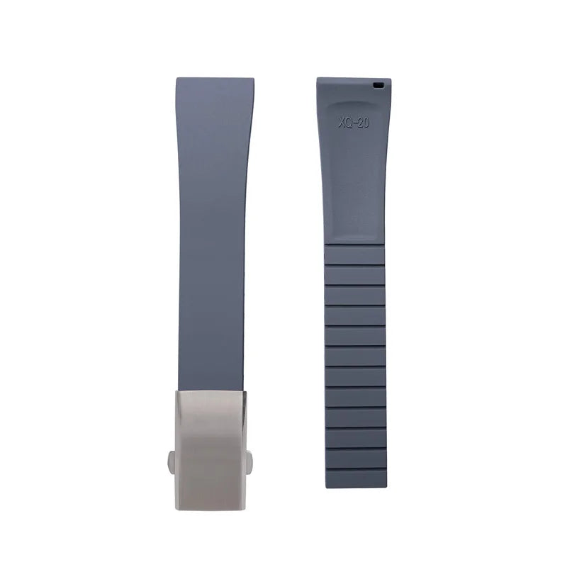 Cinturino per orologio in gomma fluorurata CTS FKM, 18 19 20 21 22 mm, tagliabile su misura, a sgancio rapido, cinturino universale regolabile da uomo e da donna