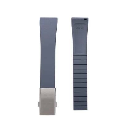Cinturino per orologio in gomma fluorurata CTS FKM, 18 19 20 21 22 mm, tagliabile su misura, a sgancio rapido, cinturino universale regolabile da uomo e da donna