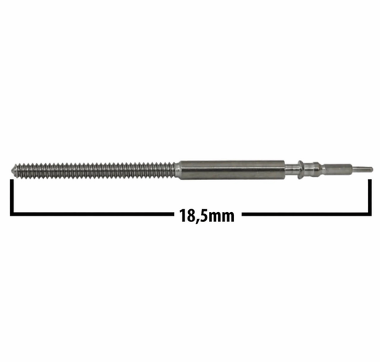 Tige de remontoir Miyota calibres 0S80, 0S90, 0T10, 5421A, BR10 - 1 Pc