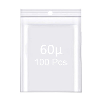 Masar Sachet Zip 60µ – Transparent (Lot de 50, 100, ou 1000 Pcs)