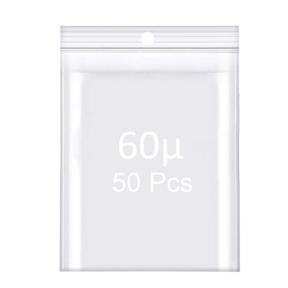 Masar Sachet Zip 60µ – Transparent (Lot de 50, 100, ou 1000 Pcs)