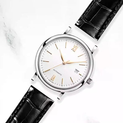 Cinturino in vera pelle per orologio da pilota IWC Portoghese Portofino, cinturino in pelle di vacchetta da 20 mm e 22 mm