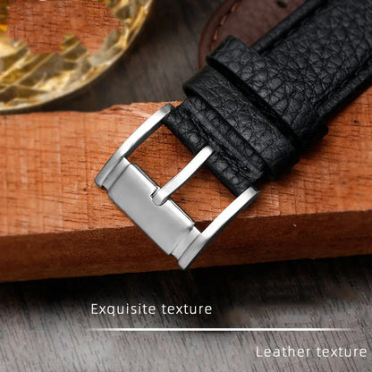 Cinturino in vera pelle per Fossil CH2564 CH2565 CH2891 CH3051 FS4813 ME3102 AM4535/AM4486 AM4532 20mm 22mm, cinturino per orologio da uomo con rivetti