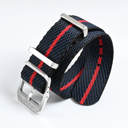 San Martin-Bracelet de montre pilote en nylon, 20mm, universel, sport, parachutiste, haute qualité