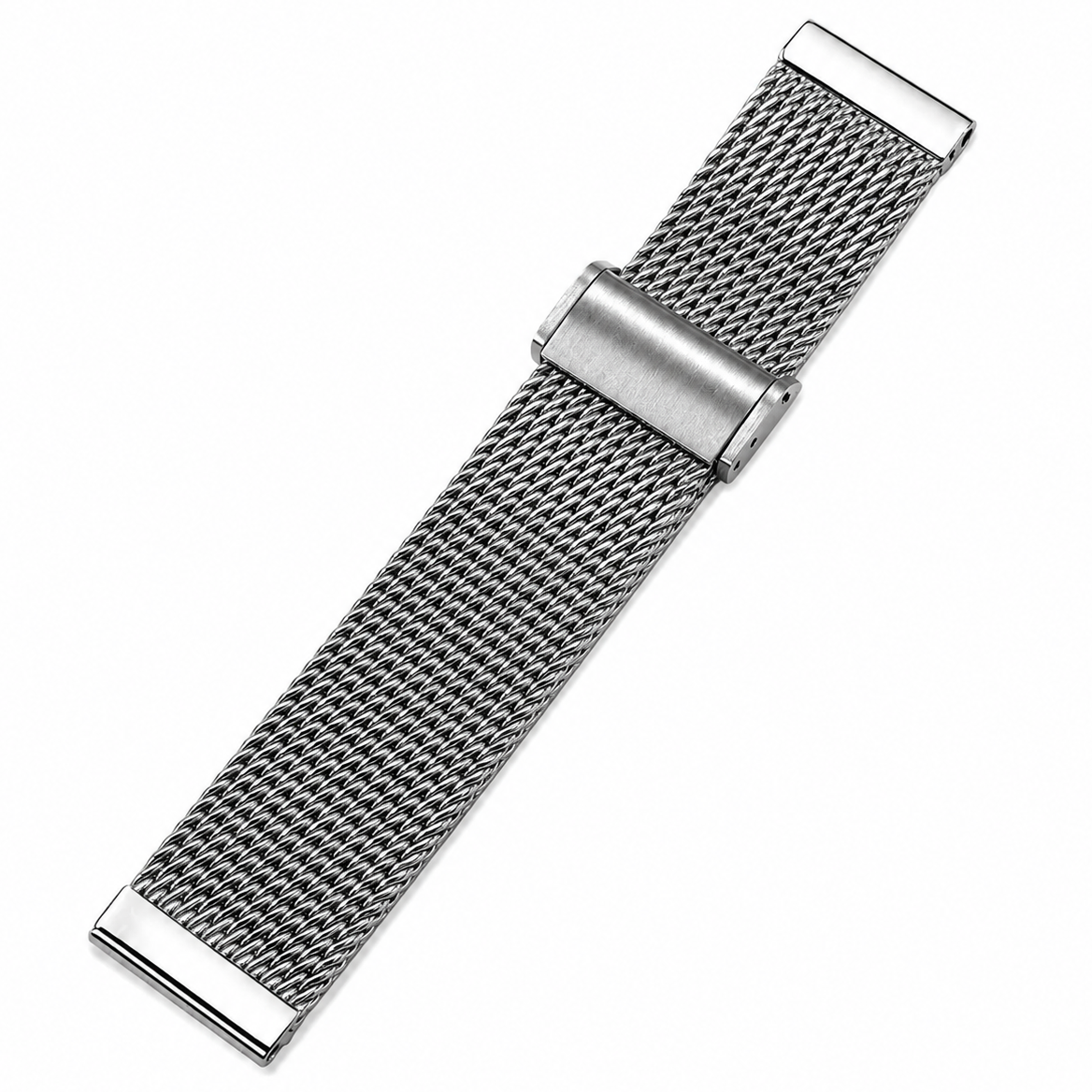 Masar Premium Bracelet Montre Maille Milanais - Big Mesh - Acier Inoxydable - Fine Boucle Déployante / Rapide