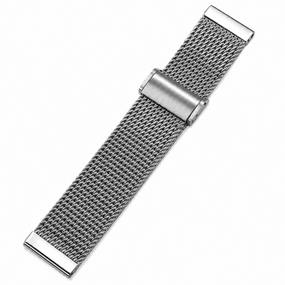 Masar Premium Bracelet Montre Maille Milanais - Big Mesh - Acier Inoxydable - Fine Boucle Déployante / Rapide