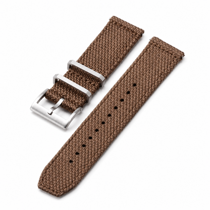 Men's Watch Strap in Linen & Nylon - Quick Release - Universal