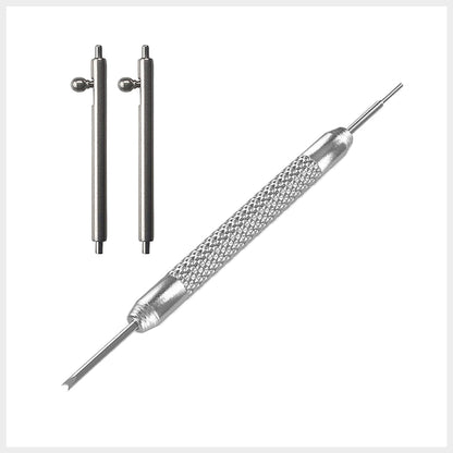 Correa Milanesa de 14 mm con liberación rápida en oro rosa - Malla de 0,6 mm - Premium