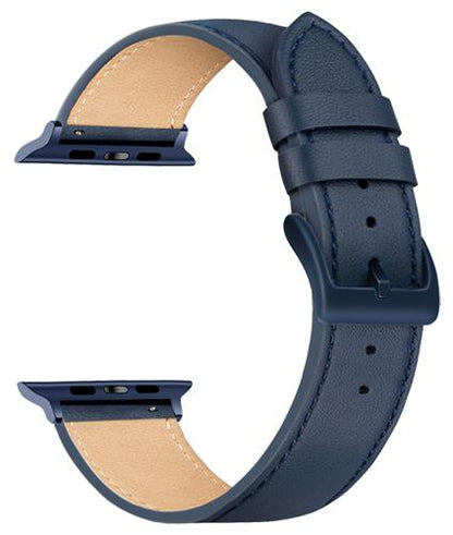 Bracciale Masar in pelle - Sgancio rapido - Compatibile con Apple Watch