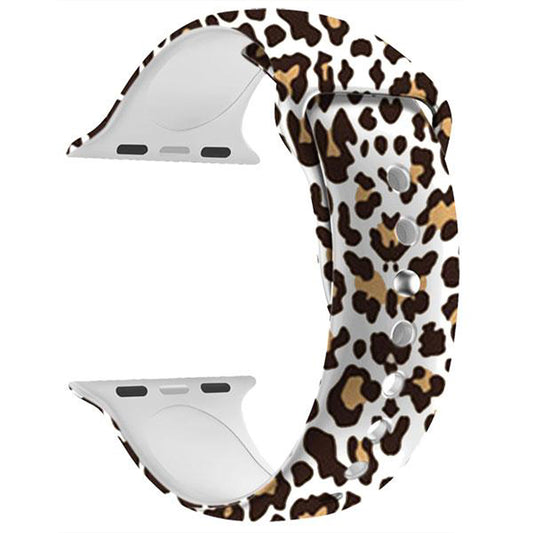 Silicone Watch Band for Apple Watch - Leopard