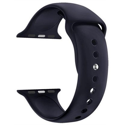Masar Cinturino Sport Blu Notte in Silicone Compatibile con Apple Watch - Band