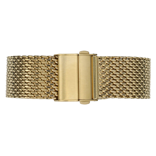 22mm BiG Mesh Ø 1mm Boucle déployante - Bracelet de montre Homme Maille, Milanais - Universel - Or / Gold