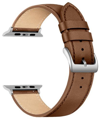 Bracciale Masar in pelle - Sgancio rapido - Compatibile con Apple Watch