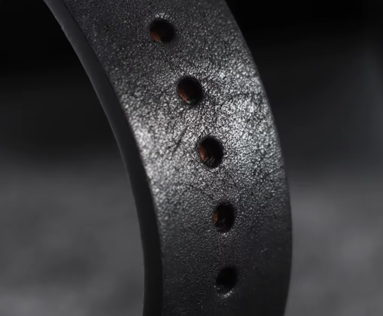 Genuine Bovine Leather Watch Strap - Vintage Style with Quick-Release Fasteners