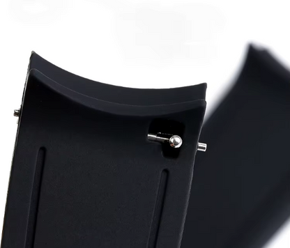 Cinturino per orologio da 20 mm per Omega x Swatch MoonSwatch - Gomma / Curvo / Sgancio rapido - 1 pezzo