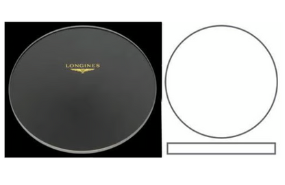 Liste - Verre de montre pour Longines / Saphir ou Minéral / Bombé ou Plat - 1 pièce