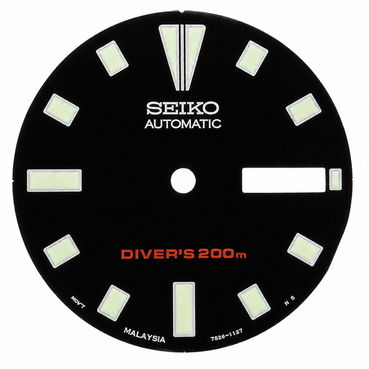 Cadran Seiko 7S261127XB19 (Noir) - pour 7S26-0028 - 1 Pc