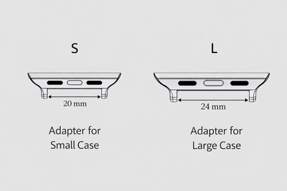 Adaptateur de Bracelet Montre pour Apple Watch Connecteur band  - Serie 1 à 11 / SE - Ultra