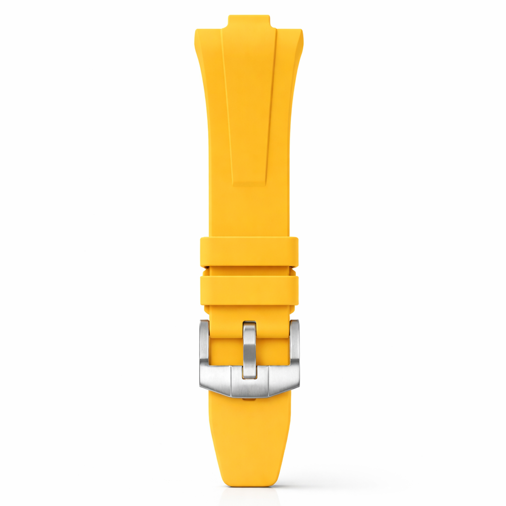 Masar Bracelet Caoutchouc Premium pour Citizen Série Tsuyosa 40mm - Attache Rapide de 9mm / 26mm