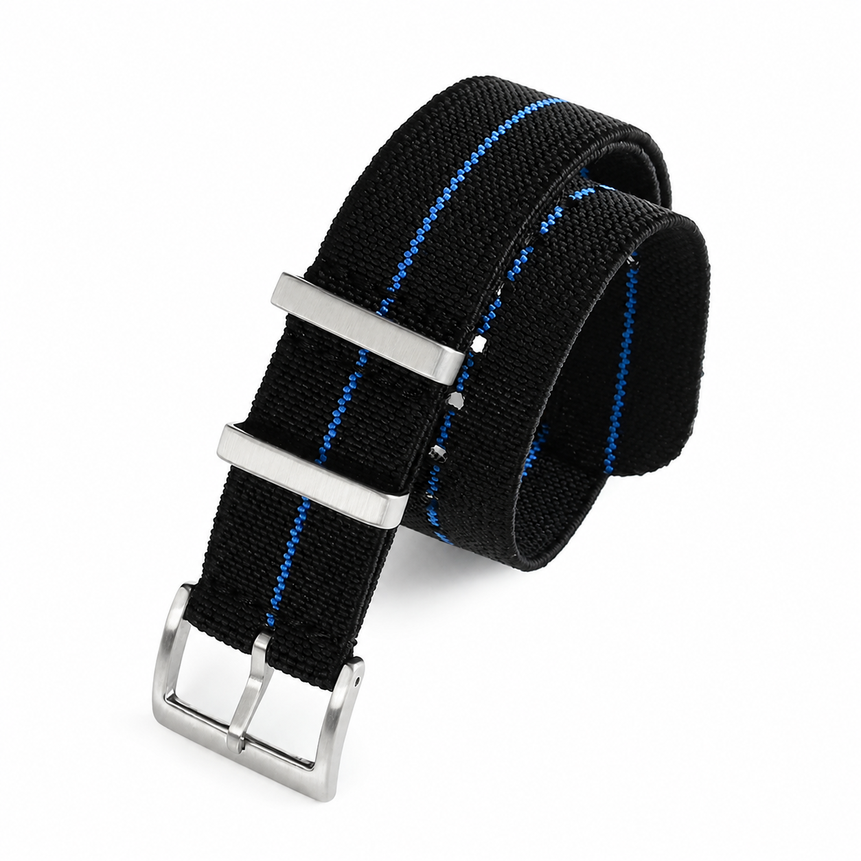 Masar Bracelet NATO Parachute en Nylon Élastique - 28cm - Ultra Premium