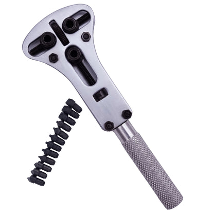 Llave de mordaza universal Jaxa para abrir cajas de relojes con tornillos de hasta Ø 39 mm satinado
