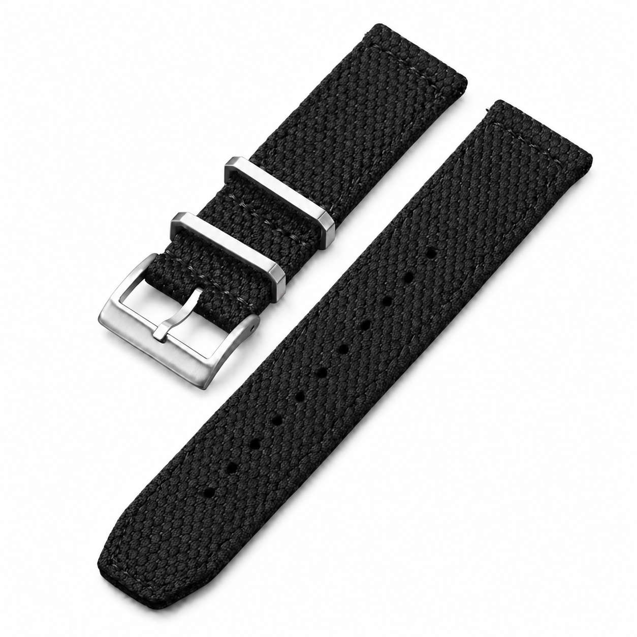Men's Watch Strap in Linen & Nylon - Quick Release - Universal